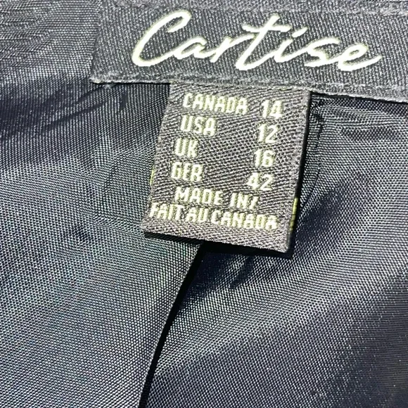 Cartise floral boho jacket. Size 12 GUC - Picture 8 of 9